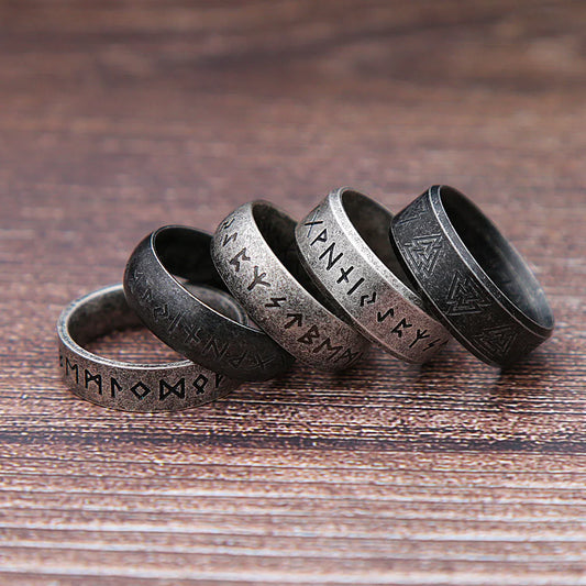 Retro Rune Ring