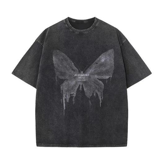 Butterfly Vintage Short-sleeved T-shirt