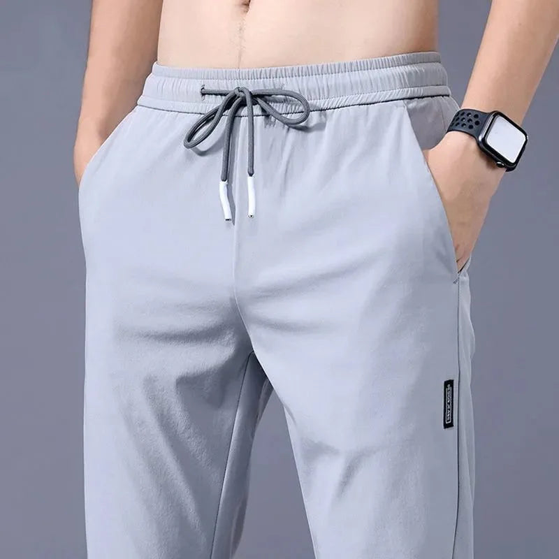 Silk Thin Casual Pants