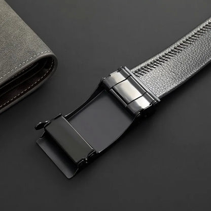 Business Belt Faux Leather